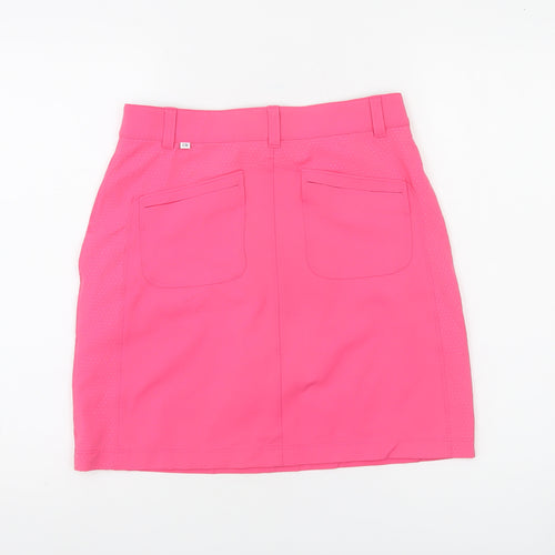 Calvin Klein Golf Women's Pink Skort UK 8 Nylon Stretch Activewear