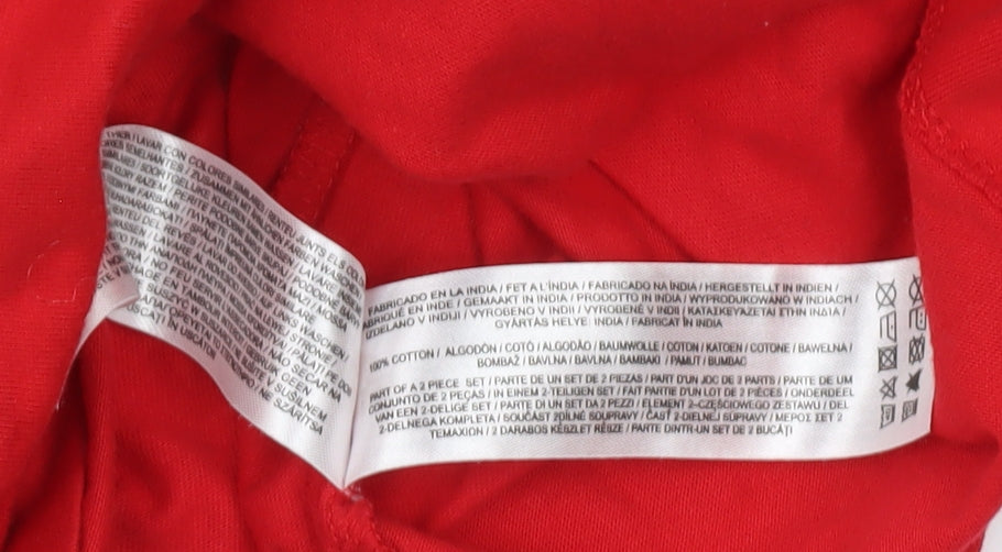 Primark Women’s Red Mickey & Friends Christmas 2XL Long Sleeve Pyjama Top