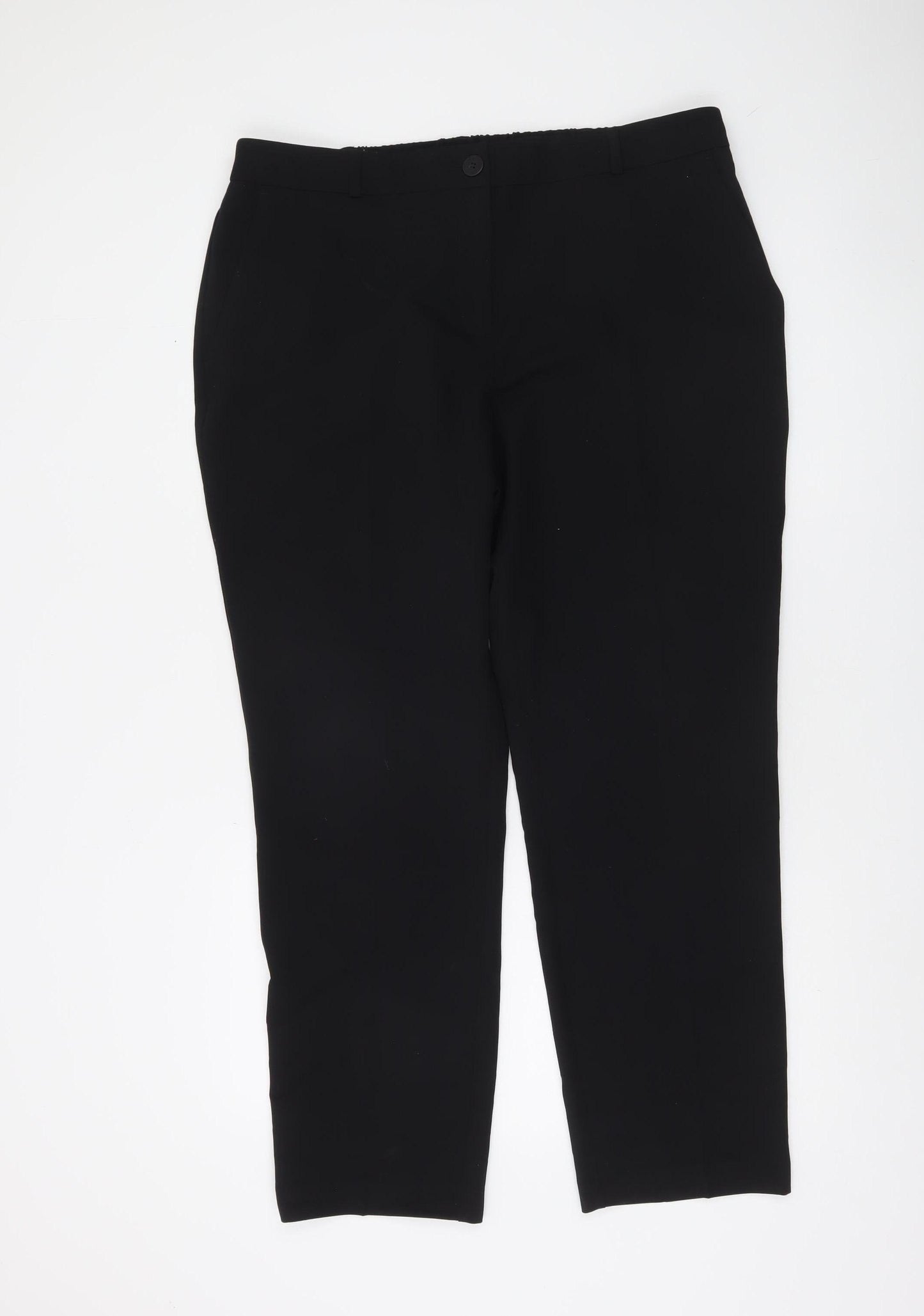 Dunnes Women Black Size 16 Straight Leg Trousers