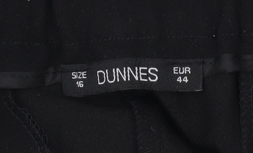 Dunnes Women Black Size 16 Straight Leg Trousers