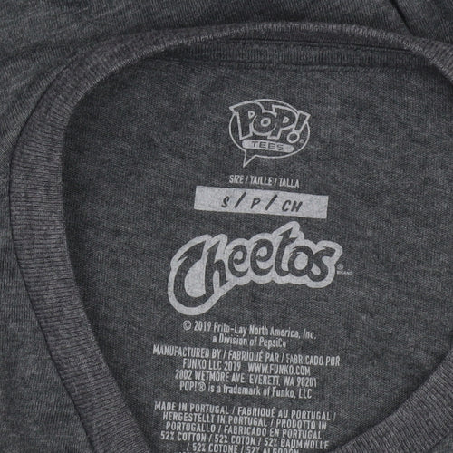 Funko Cheetos Chester Cheetah Grey Men's T-Shirt Size S Graphic Pop Tee
