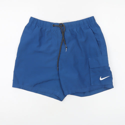 Nike Men's Blue Small Athletic Shorts 100% Recycled Polyester