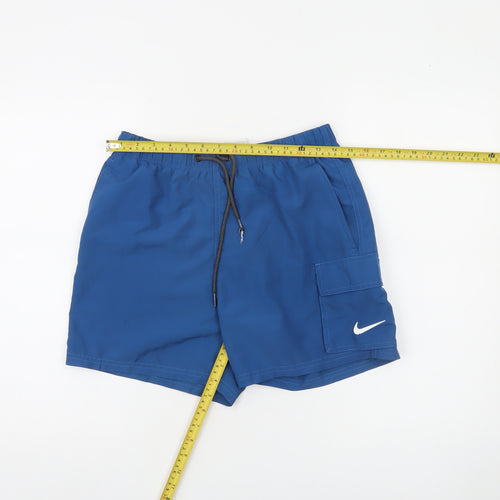 Nike Men's Blue Small Athletic Shorts 100% Recycled Polyester