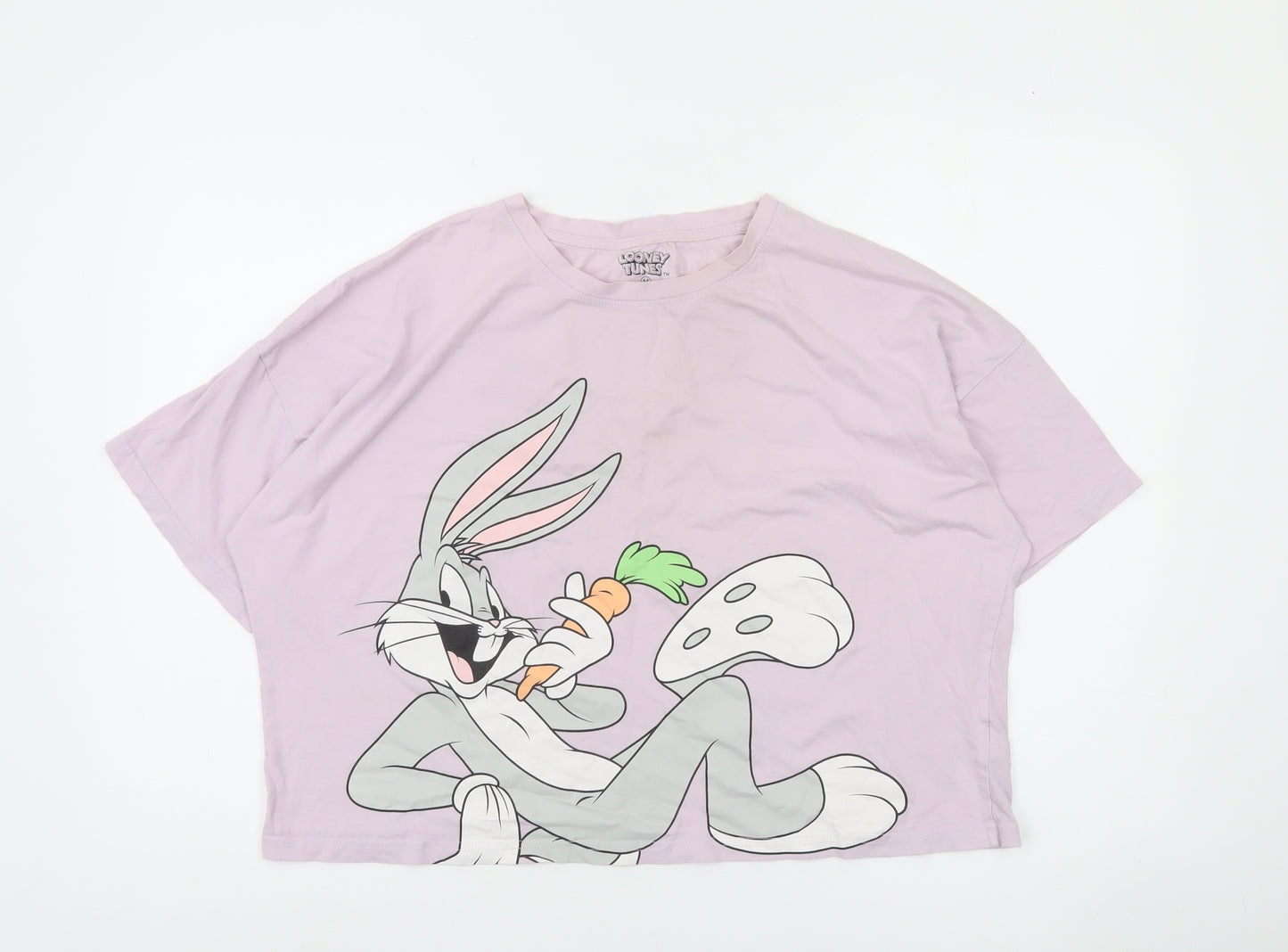 Looney Tunes Women’s Pink Bugs Bunny T-Shirt Nightshirt M 12-14
