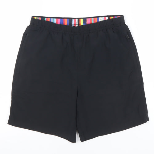 Nike Boys Black Dri-FIT Athletic Sports Shorts 10-12 Years Regular Fit