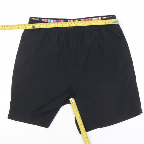 Nike Boys Black Dri-FIT Athletic Sports Shorts 10-12 Years Regular Fit