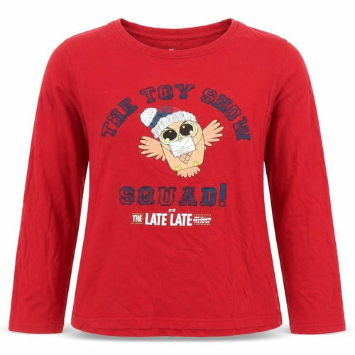 RTÉ The Late Late Toy Show Red Long Sleeve Top Women’s Size S 10-12
