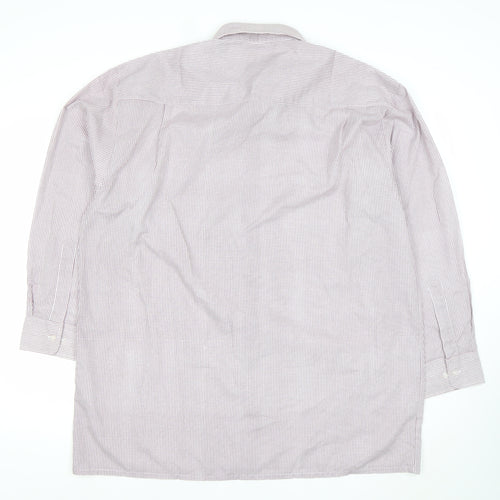 Hesketh & Turner Men's Beige Check Dress Shirt XXL Classic Fit