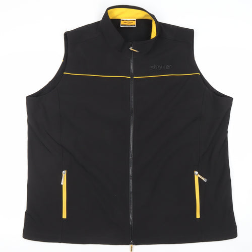 Stryker Women's Black 3XL Polyester Softshell Workwear Waistcoat