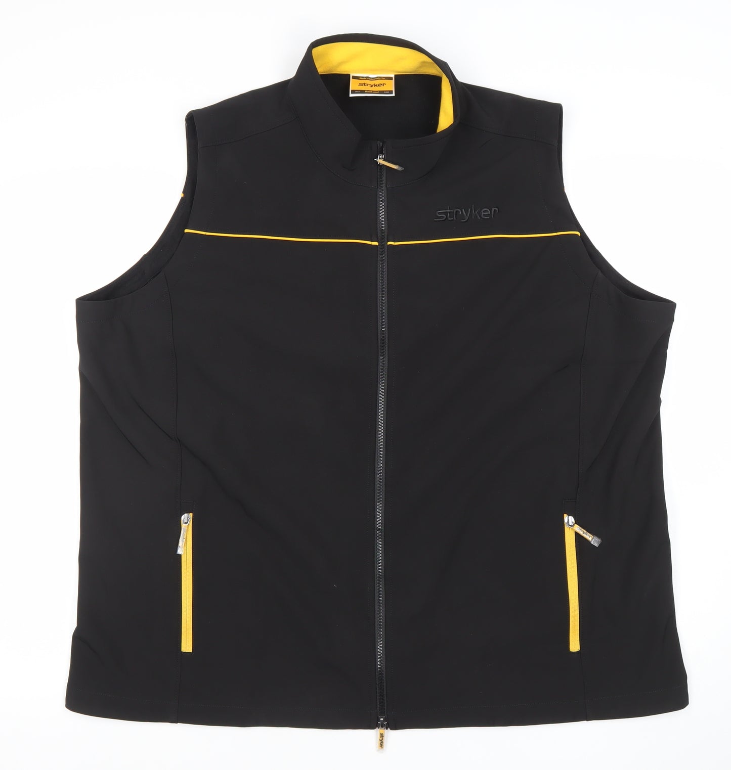 Stryker Women's Black 3XL Polyester Softshell Workwear Waistcoat