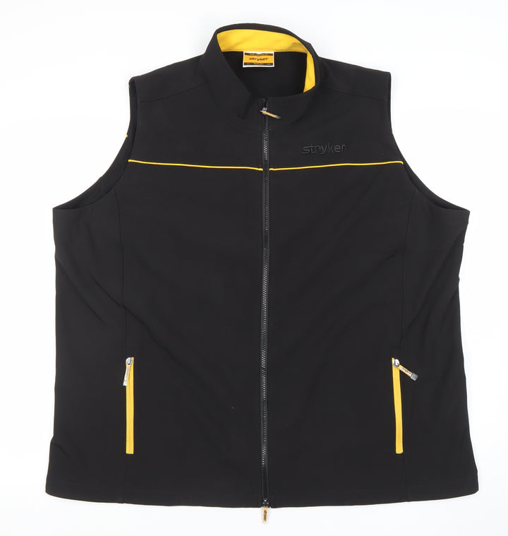 Stryker Women's Black 3XL Polyester Softshell Workwear Waistcoat