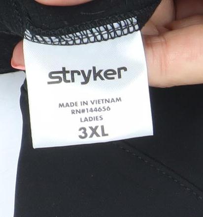 Stryker Women's Black 3XL Polyester Softshell Workwear Waistcoat