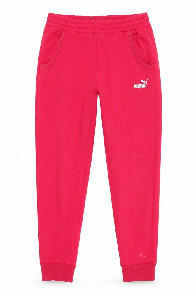 Puma Womens Pink Jogger Sweatpants Size 8 Cotton Blend Fleece