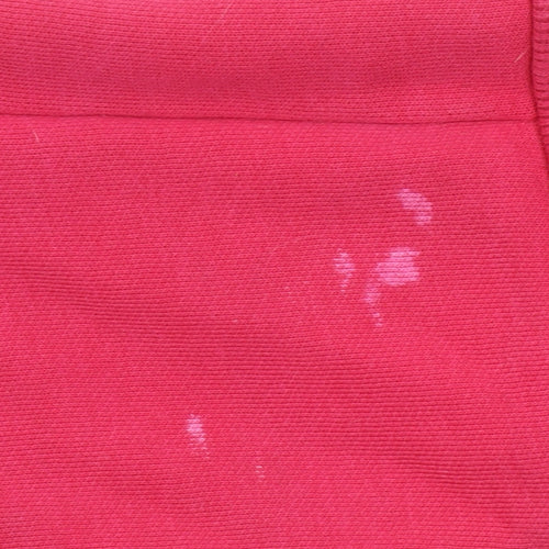 Puma Womens Pink Jogger Sweatpants Size 8 Cotton Blend Fleece