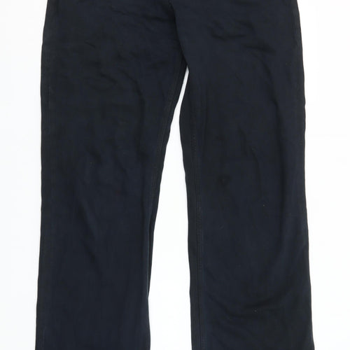 Zara Men’s Black Straight Regular Fit Jeans Size L 32in