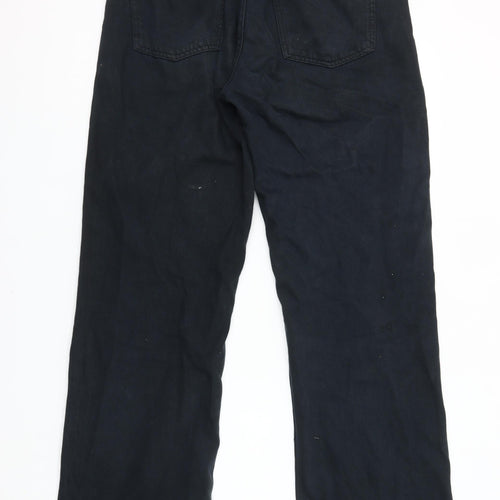 Zara Men’s Black Straight Regular Fit Jeans Size L 32in