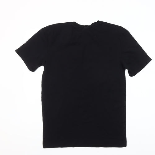 Nike Men's Black S Crew Neck Short Sleeve Logo T-Shirt