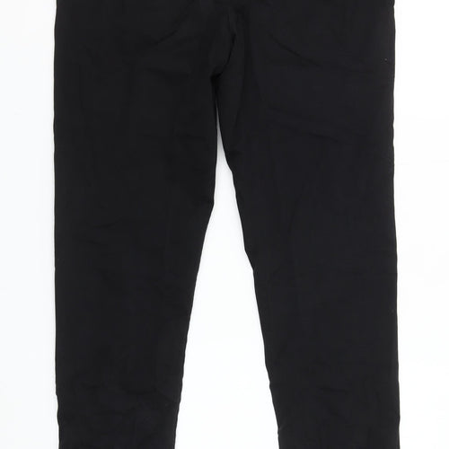 Zara Men’s Black Slim Fit Chino Trousers Size 34