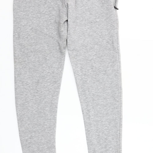 Sinners Attire Grey Womens Jogger Trousers Small Fleece Lined Casual Comfort Fit