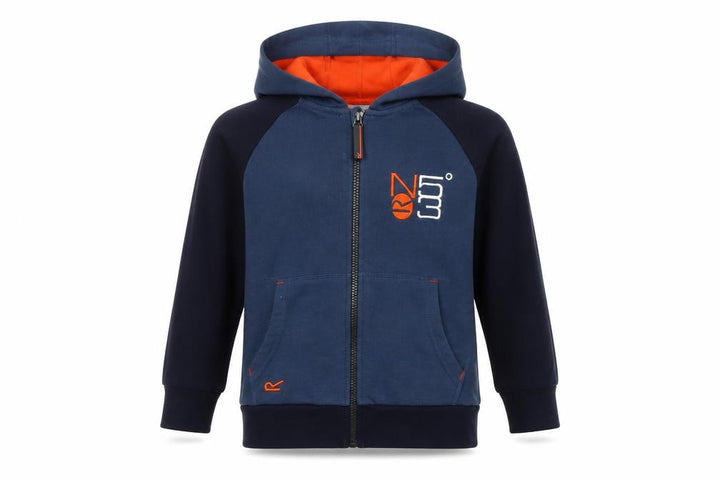 Regatta Boys Blue Full Zip Hoodie Size 7-8 Years Outdoor Casual