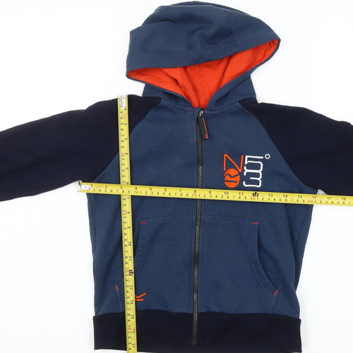 Regatta Boys Blue Full Zip Hoodie Size 7-8 Years Outdoor Casual