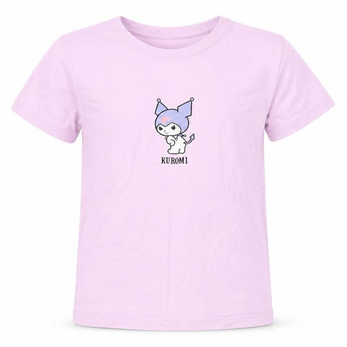 Kuromi at Primark Girls Pink Cotton Graphic Print T-Shirt 10-11 Years