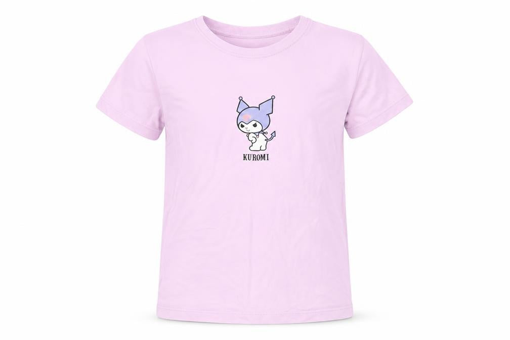 Kuromi at Primark Girls Pink Cotton Graphic Print T-Shirt 10-11 Years