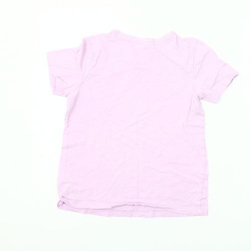 Kuromi at Primark Girls Pink Cotton Graphic Print T-Shirt 10-11 Years