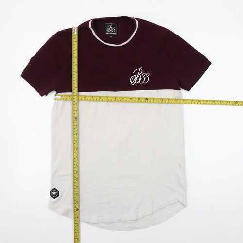 Bee Inspired Men's Multicoloured XS Slim Fit Colourblock T-Shirt