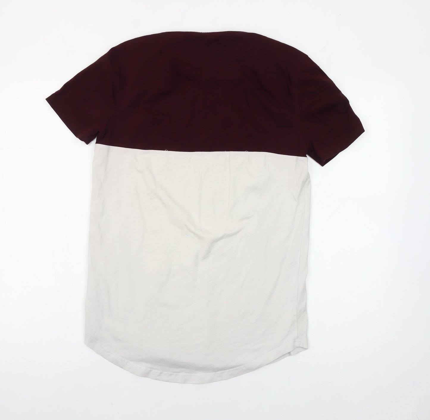 Bee Inspired Men's Multicoloured XS Slim Fit Colourblock T-Shirt