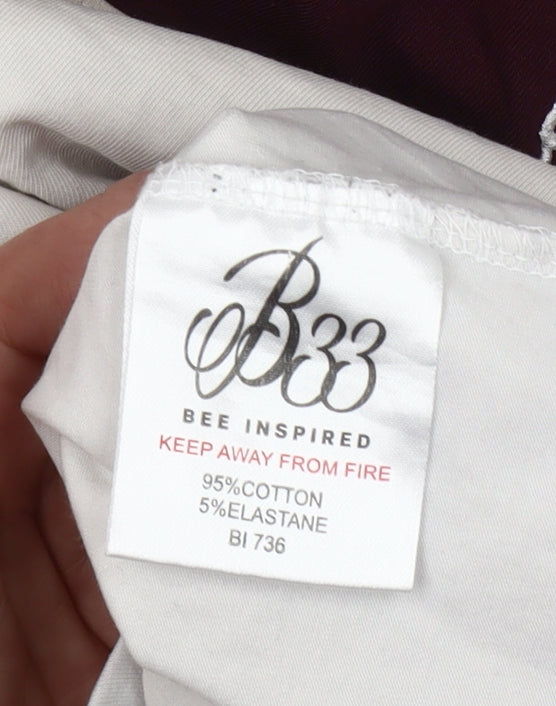 Bee Inspired Men's Multicoloured XS Slim Fit Colourblock T-Shirt