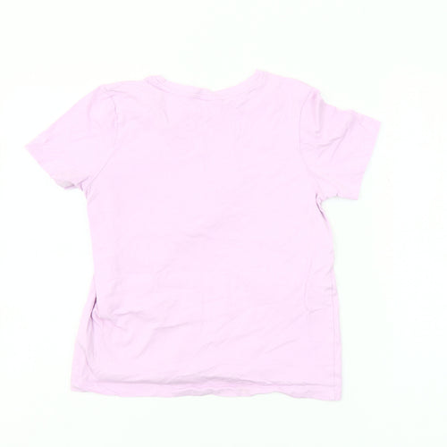 Primark Girls Kuromi Pink Graphic T-Shirt 10-11 Years Cotton