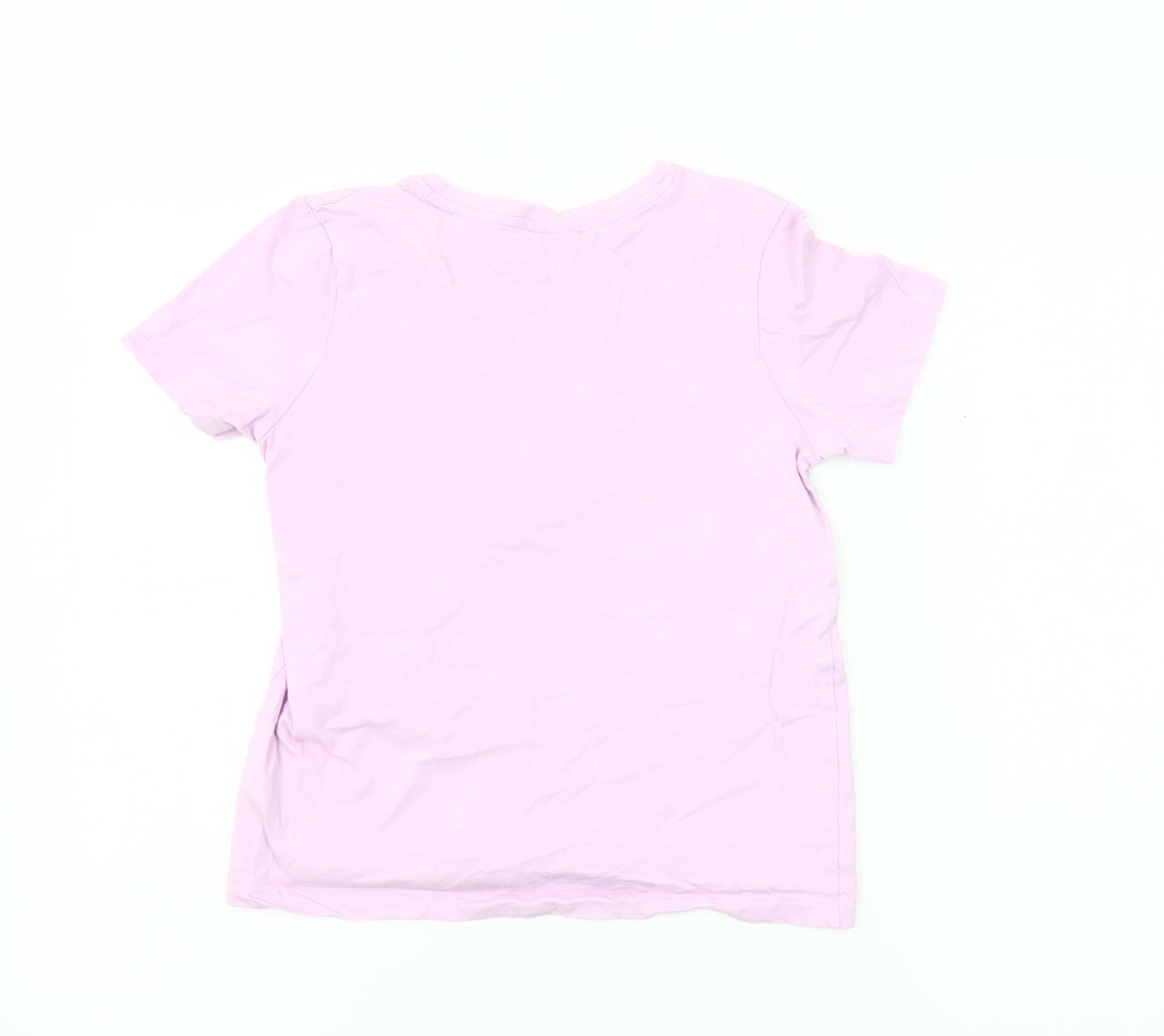 Primark Girls Kuromi Pink Graphic T-Shirt 10-11 Years Cotton