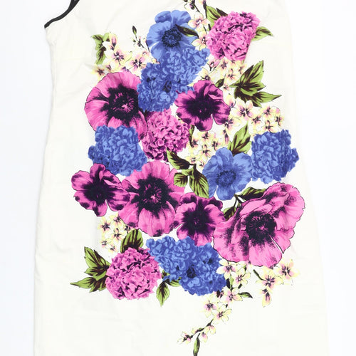Debenhams Women’s Ivory Floral Shift Dress Size 18