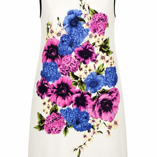 Debenhams Women’s Ivory Floral Shift Dress Size 18