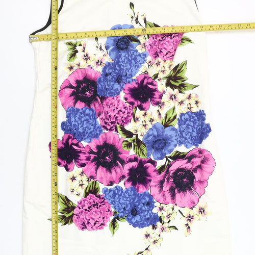 Debenhams Women’s Ivory Floral Shift Dress Size 18