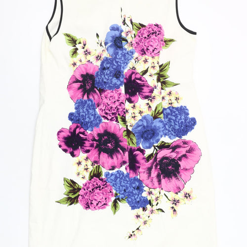 Debenhams Women’s Ivory Floral Shift Dress Size 18