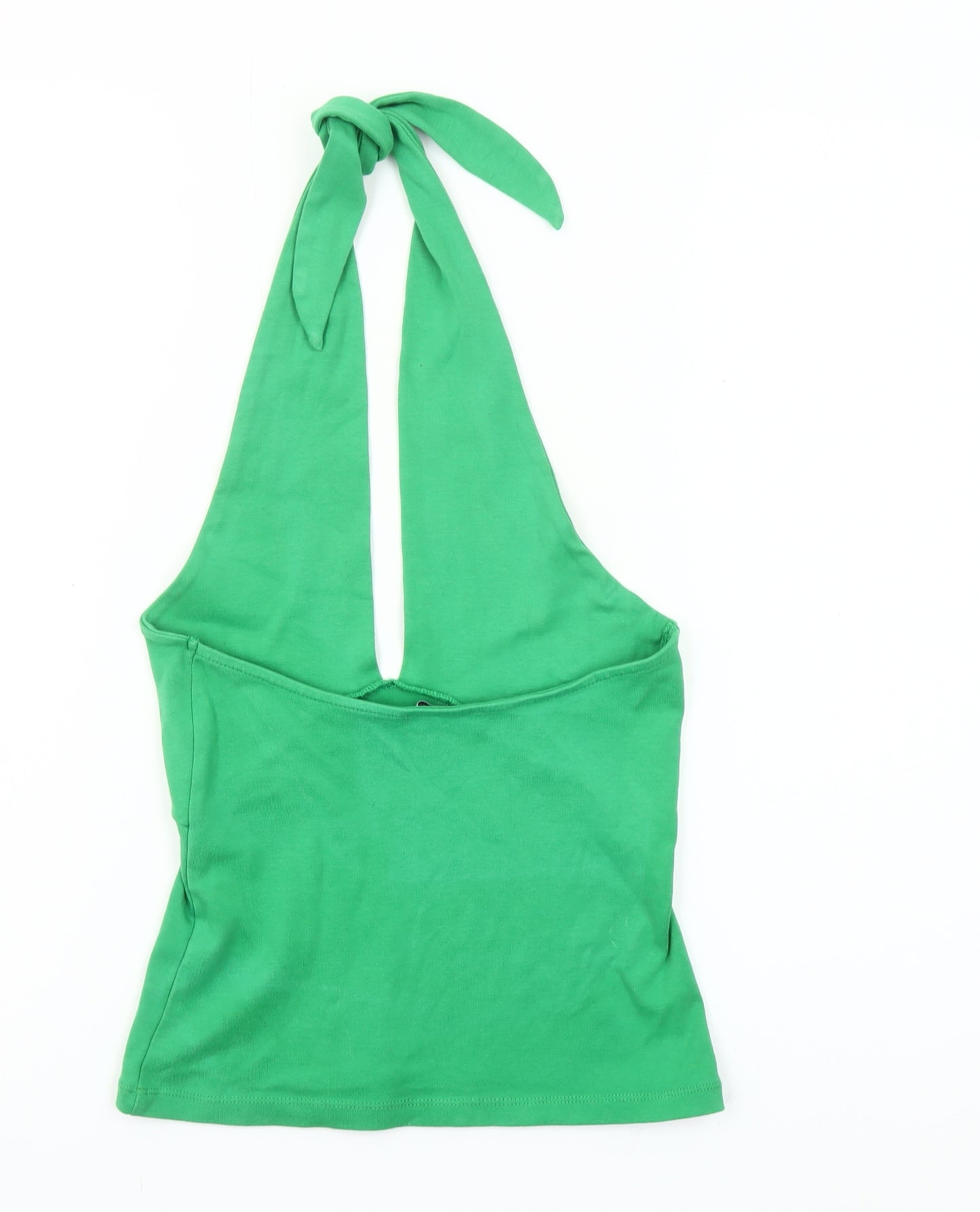 Zara Women's Green Halter Camisole Tank Top L