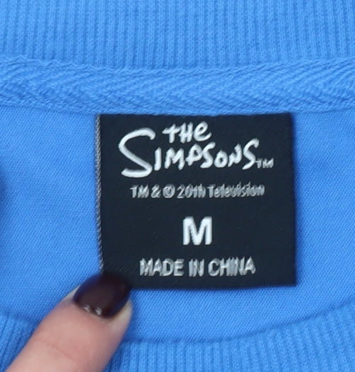 The Simpsons Men's Blue Marge Long Sleeve Pyjama Top M