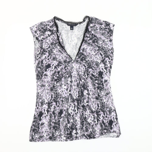 Banana Republic Womens Multicoloured V-Neck Sleeveless Blouse M