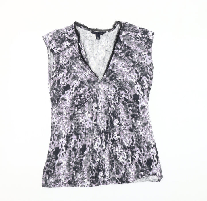 Banana Republic Womens Multicoloured V-Neck Sleeveless Blouse M