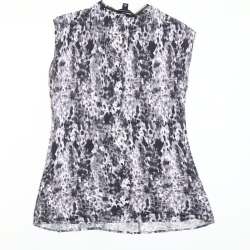 Banana Republic Womens Multicoloured V-Neck Sleeveless Blouse M