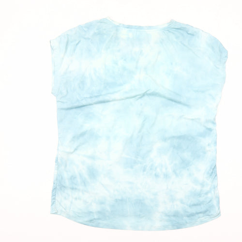 Dunnes Stores Blue Tie-Dye Womens Small Active T-Shirt