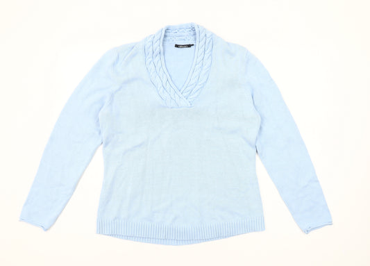 V Neck Debenhams Maine Ladies Jumpers Debenhams Womens Purple V