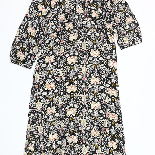 Garcia Women’s Multicoloured Midi A-Line Dress Size M Viscose