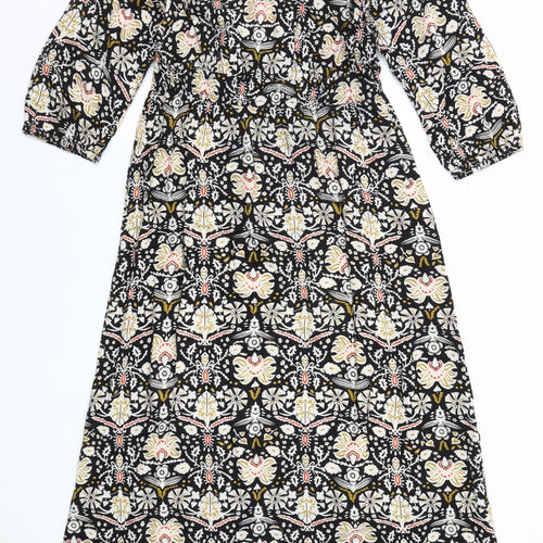 Garcia Women’s Multicoloured Midi A-Line Dress Size M Viscose