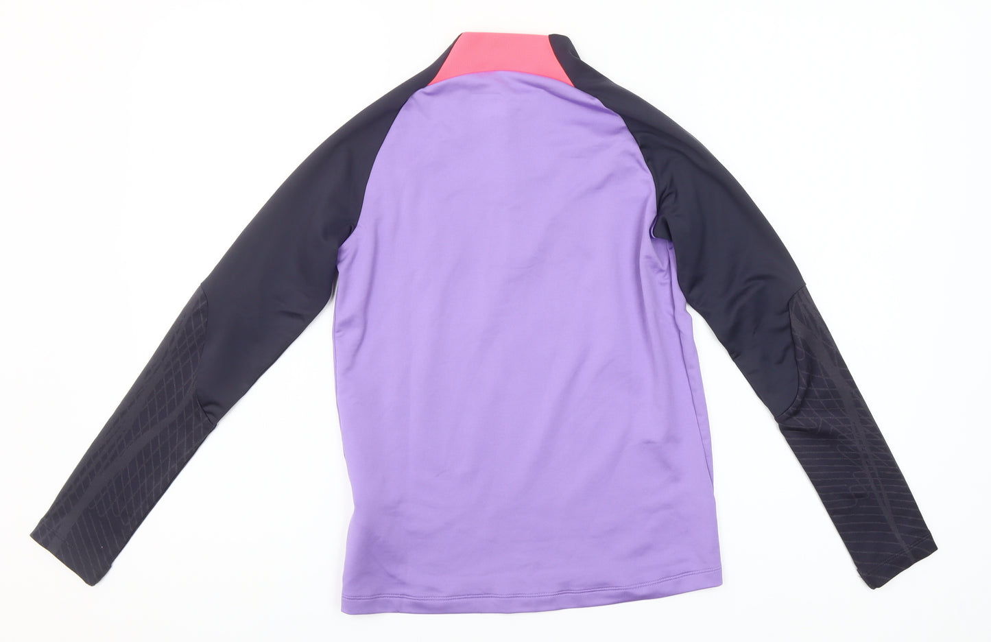 Nike Boys Purple LFC Dri-FIT 1/4 Zip Slim Fit Football Training Sweatshirt 10-11 Years