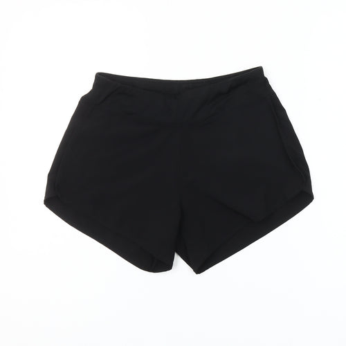 Crane Womens Black Small Running & Training Shorts Size 8-10