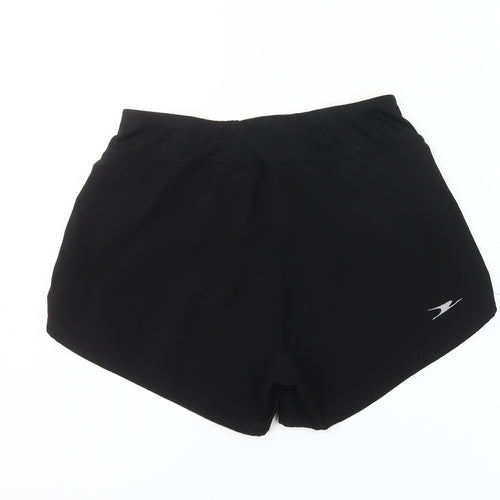 Crane Womens Black Small Running & Training Shorts Size 8-10