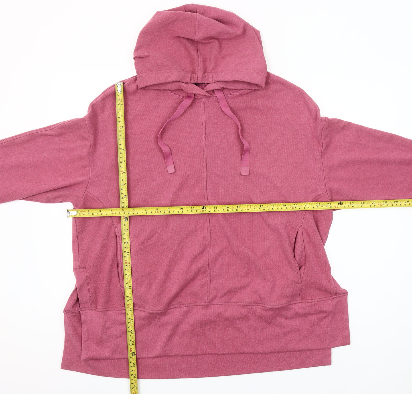 Dunnes Stores Women Berry Hoodie Large Polyester Blend Pullover